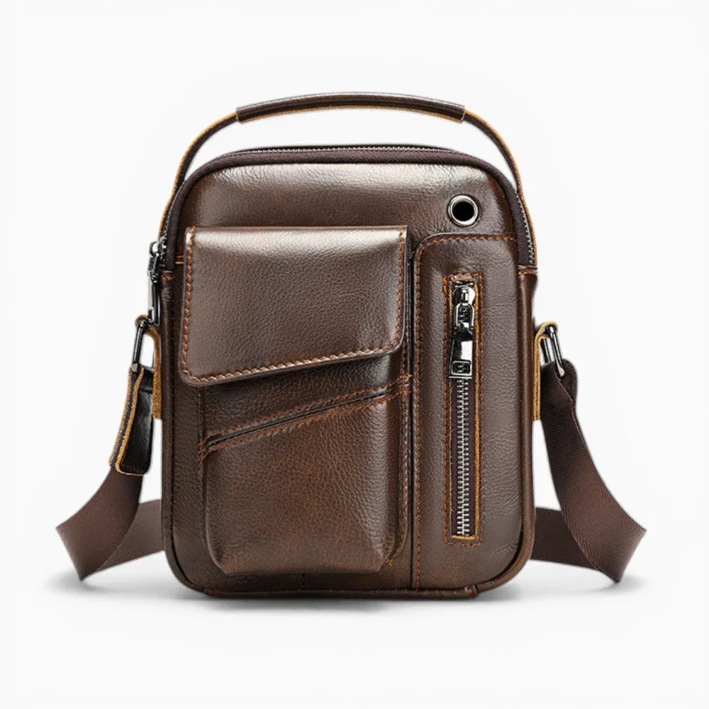 Sacoche bandoulière homme - Élégance cuir