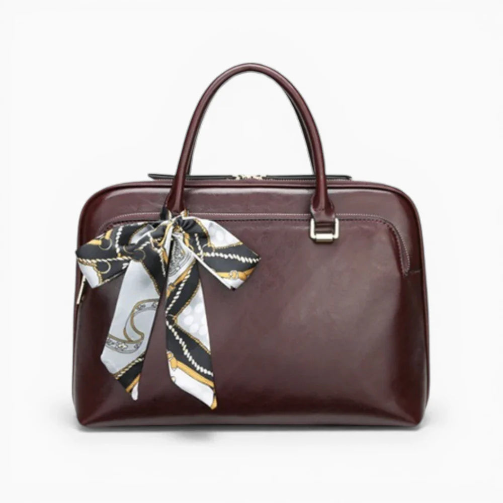 Sac ordinateur femme - Élégance cuir