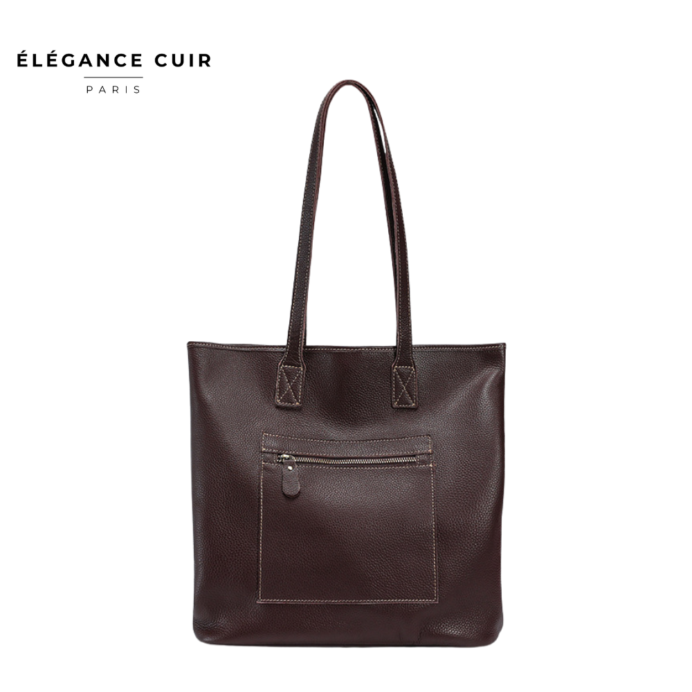 Sac en cuir marron