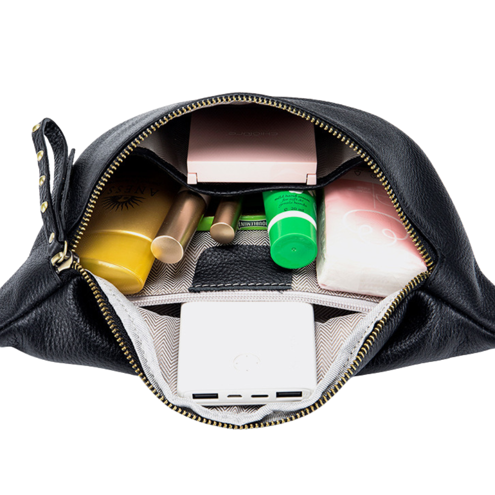 Sac banane cuir femme | Perle