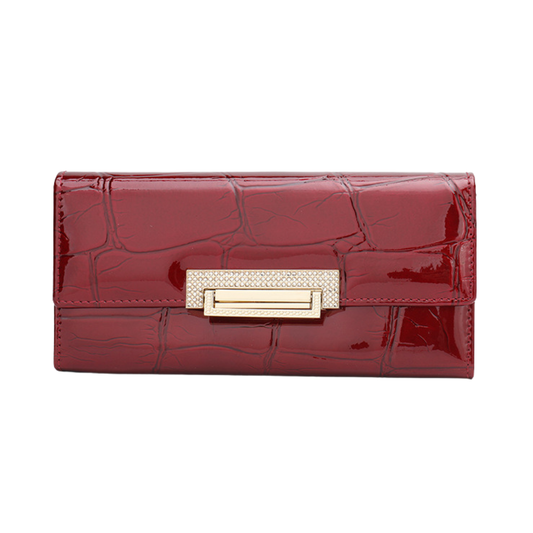 Portefeuille femme cuir| Rubis rare