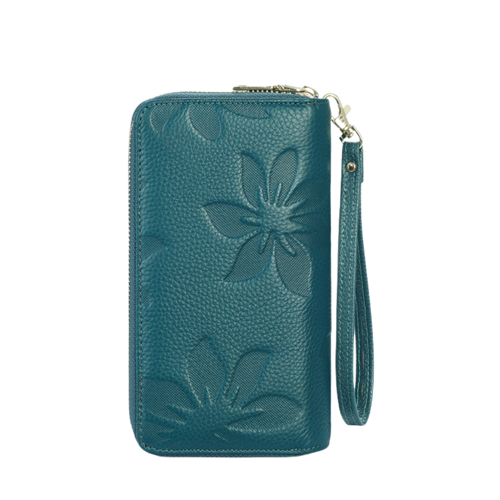 Portefeuille femme cuir | Fleur