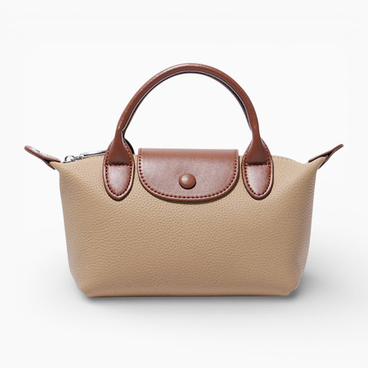 Sac bandoulière en cuir compact pour femme modèle Anaïs de la marque Élégance Cuir, en cuir lisse avec une sangle ajustable.
