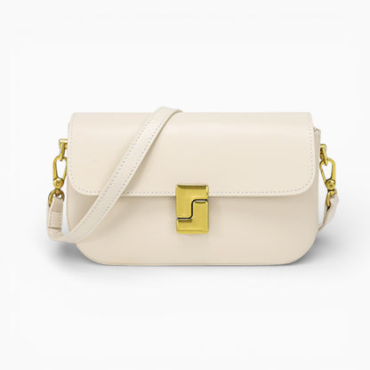 Sac bandoulière en cuir pour femme Élégance Cuir modèle Camille, avec une finition élégante et des détails raffinés.