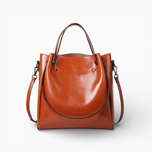 Sac à main cours caramel magistrale vu de face