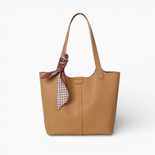 Sac cabas marron vu de face Toulouse