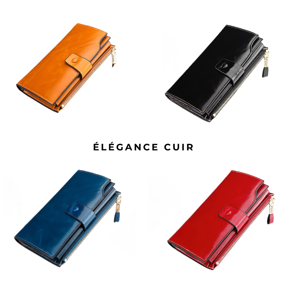 Portefeuille femme cuir | Cuir d'or