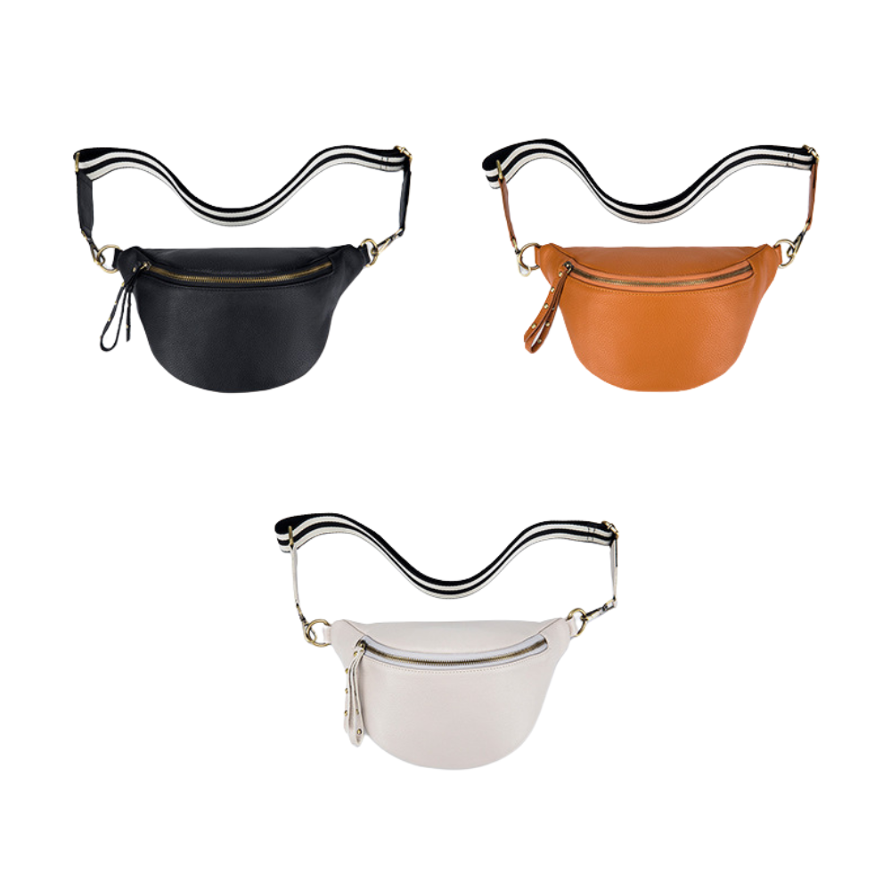 Sac banane cuir femme | Perle